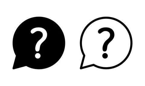 Question icon vector. question mark icon Stock Illustration