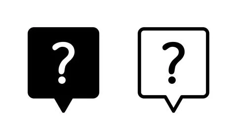 Question icon vector. question mark icon Stock-Illustration