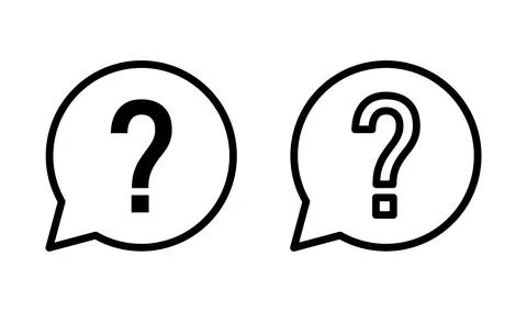 Question icon vector. question mark icon Stock Illustration