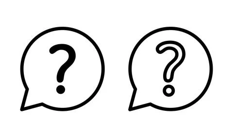 Question icon vector. question mark icon Stock Illustration