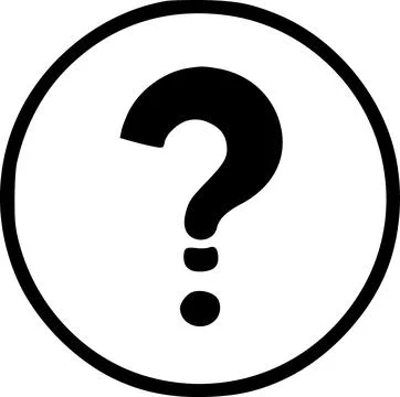 Question icon vector symbol design illustration Stock Illustration