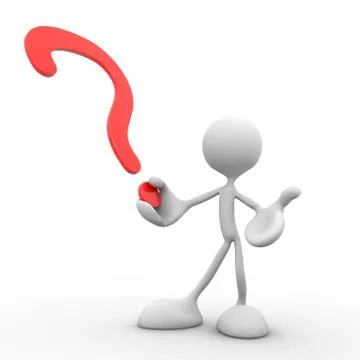 Question Illustrazione stock