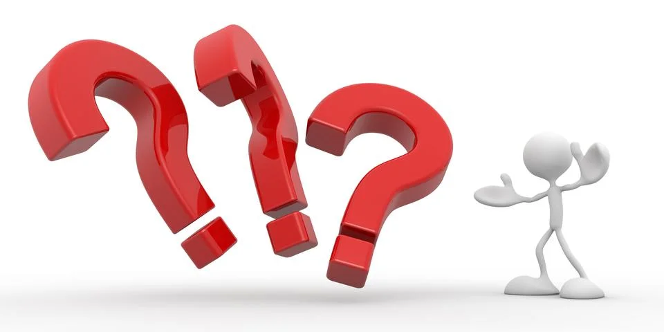 Question Illustrazione stock