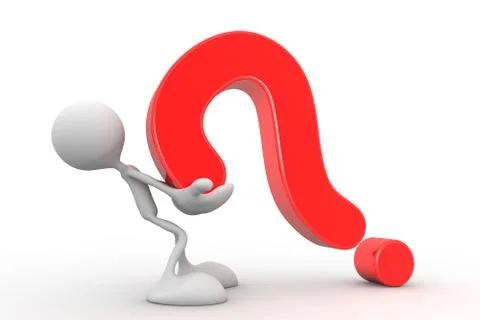 Question Illustrazione stock