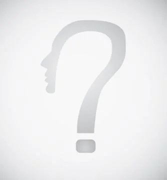 Question 库存插图