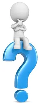 Question. Illustrazione stock