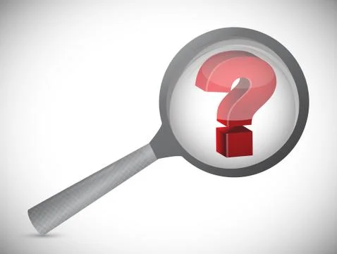 Question illustration design Stock Illustration
