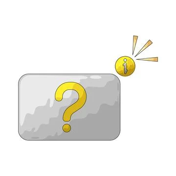 Question illustration Stock Illustration