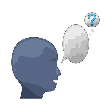 Question illustration Stock Illustration