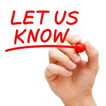 Question Let Us Know Feedback Concept Stock-Fotos