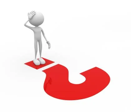 Question mank Stock Illustration