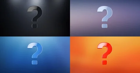 Question Mark 3d  3d Icon Vídeos de archivo 69728862