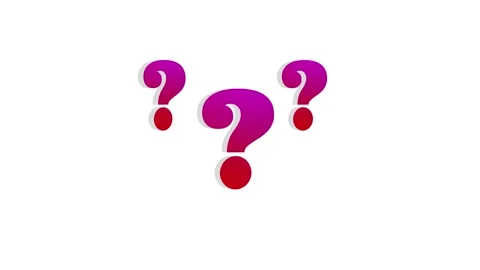 3D Question Mark Stock Video Footage | Royalty Free 3D Question Mark ...