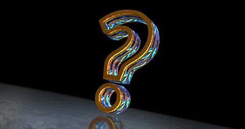 Question mark 3d symbol spectacular Stock Footage 331567119