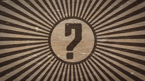 Question Mark. 4K, 60 fps Stock Footage 119697331