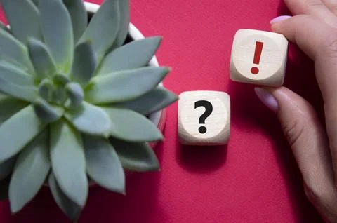 Question mark and exclamation mark symbol. Question mark and exclamation ma.. Stock Photos