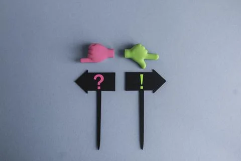 Question mark and exclamation mark symbol. Stock Photos