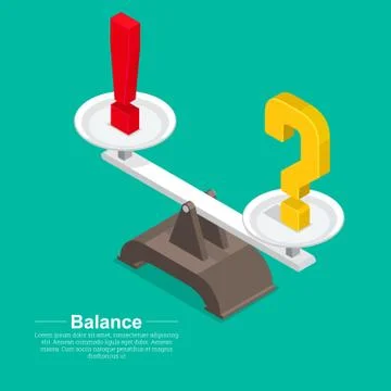 Question mark and exclamatory Illustration