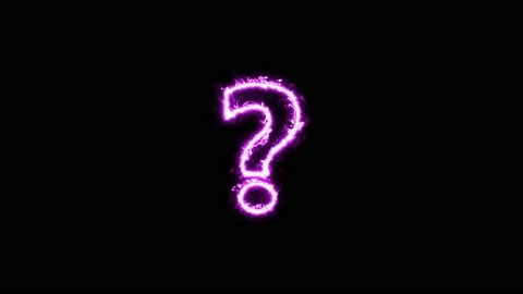 Question mark animated Stock Footage 222696808
