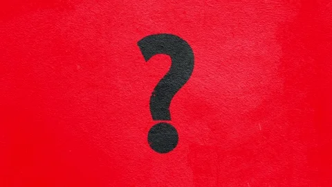 Question mark animated with grunge texture effect motion Stock Footage 259851726