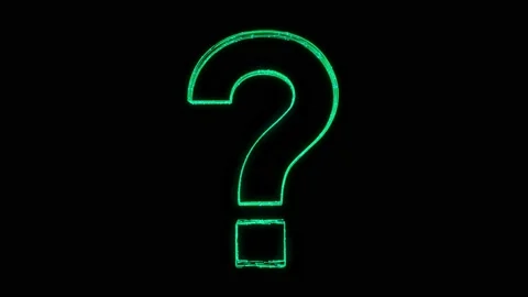 Question Mark Animated Icon appearing wi... | Stock Video | Pond5