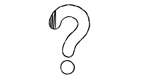 Question mark animated pencil drawing Stock Footage 139812213