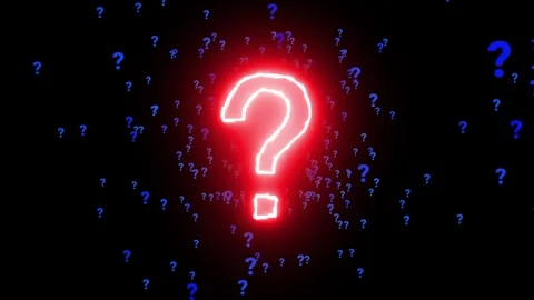 Question mark Animation Background Stock Footage 273167665