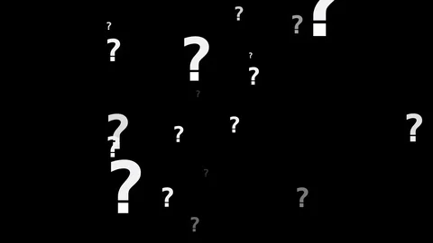 Question mark in animation Stock Footage 99626309
