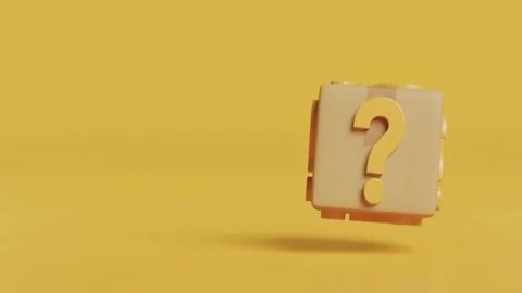 Question mark animation Stock Footage 304562276