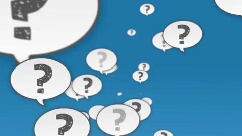 Question mark animation Stock Footage 304562280