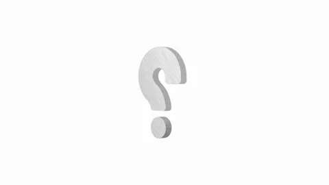 Question mark animation Stock Footage 304562284