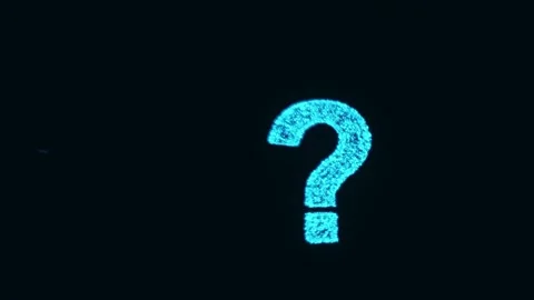 Question mark animation Stock Footage 304562287