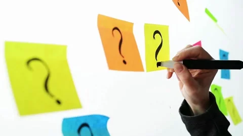 Question mark animation Stock Footage 304562312