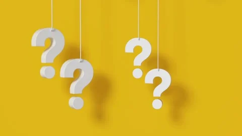 Question mark animation Stock Footage 304562340