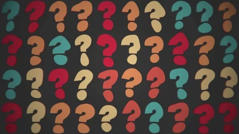 Question mark animation Stock Footage 304562357
