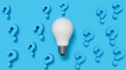 Question mark animation Stock Footage 304562366