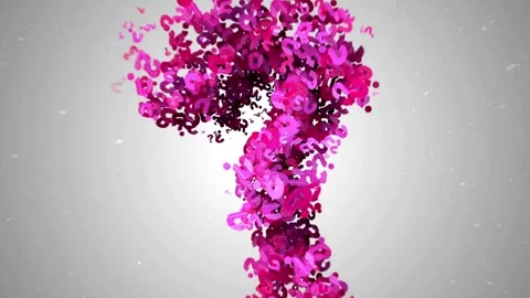 Question mark animation Stock Footage 304562382