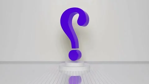 Question mark animation Stock Footage 304562406
