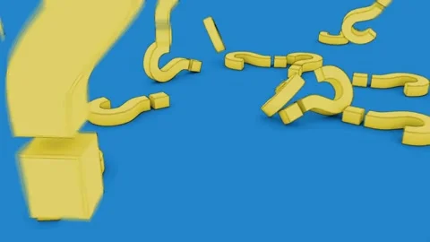 Question mark animation Stock Footage 304562426