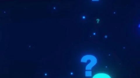 Question mark animation Stock Footage 304562474