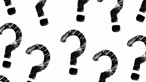 Question mark animation Stock Footage 304562489