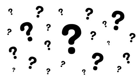 Question mark animation on green background, motion graphics, 4k videos Stock Footage 336413493