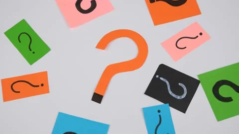 Question mark answer Stock Footage 237807067