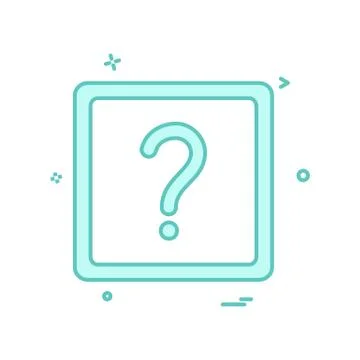 Question mark ask icon vector design Ilustración de archivo