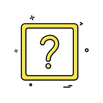 Question mark ask icon vector design Ilustración de archivo