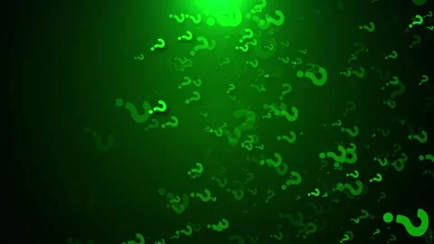 Question Mark Background. Flying Through Glowing Question Mark. Camera Moving Stock Footage 312581666