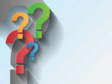 Question mark background Stock Illustration