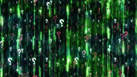 Question Mark Background LOOP TILE. This texture is loopable and tileable Stock Footage 245466406
