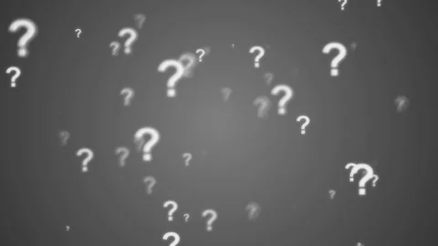 Question mark background White Stock Footage 88776199