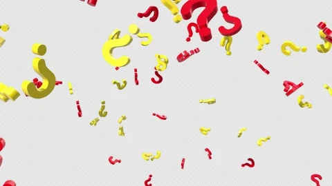 Question Mark Blast Stock Footage 248542238